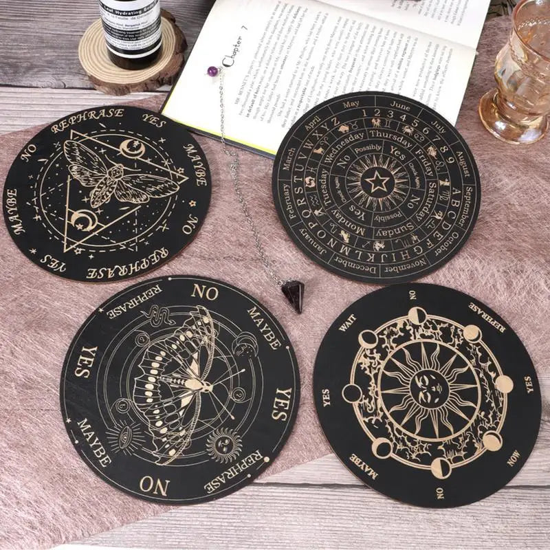 Wooden Star Pendulum Divination Board