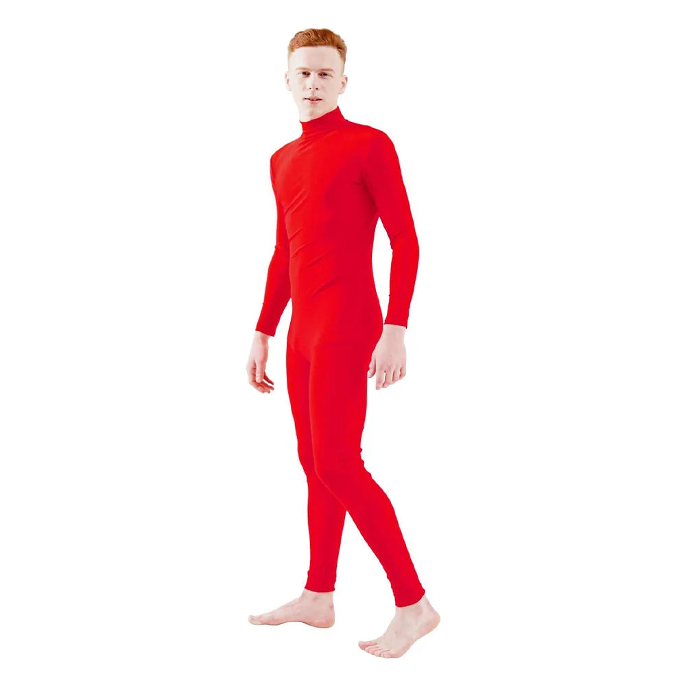 Kids' Full Bodysuit Zipper Without Hood Zentai Unitard Jumpsuits Green Costume - alternate view 16