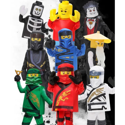 Kids' Ninja Kai & Lloyd-Inspired Halloween Costume