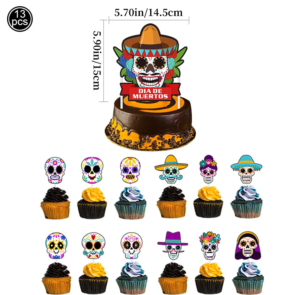 Day of the Dead Skull Party Tableware Set - product image 12