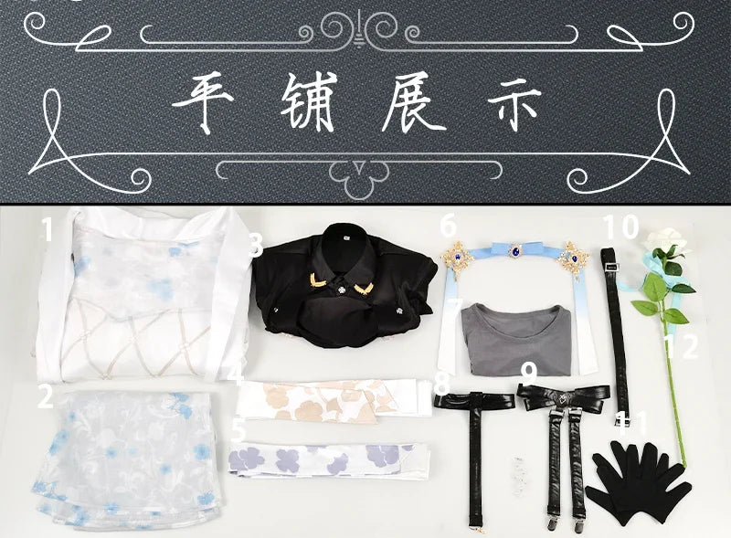 Game Nu Edmond Costume Halloween Uniforms Anime - View 6