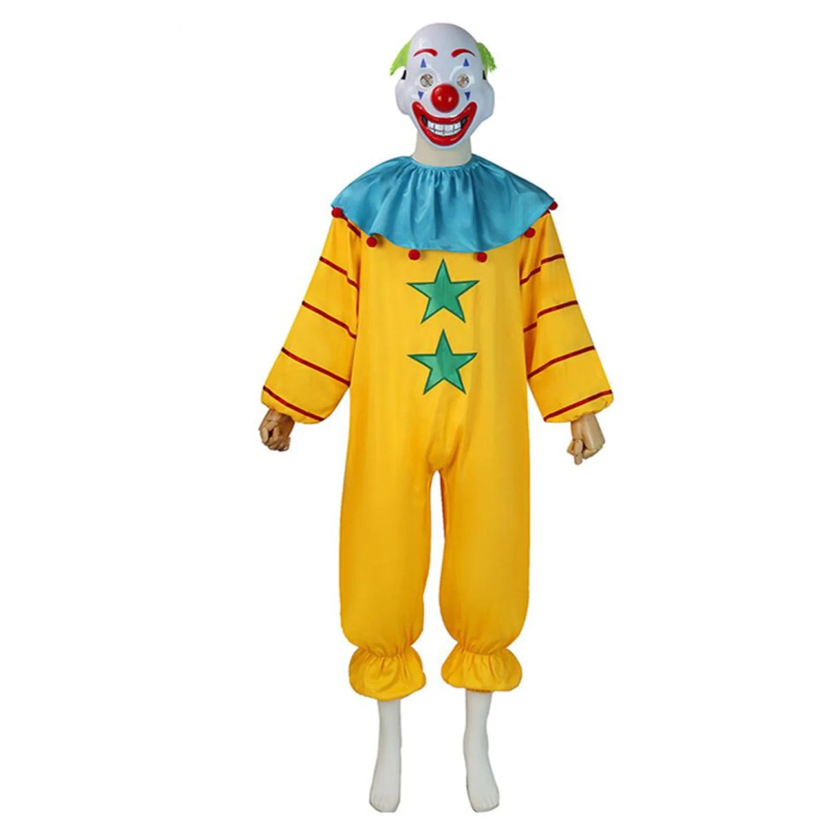 Clown Jumpsuit Costume with Mask for Kids & Adults - product image 6