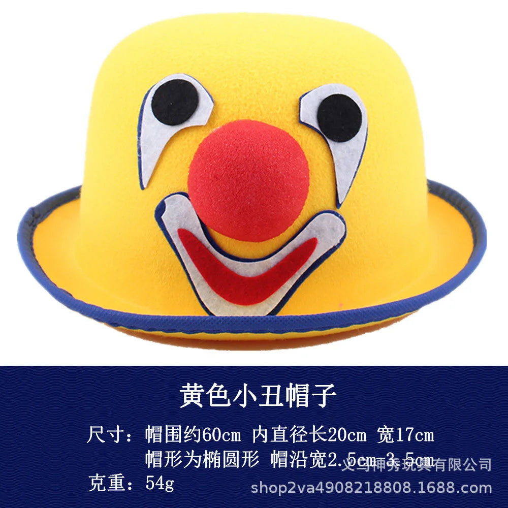 Clown Hat Clown Bow Tie Backpack Clown Oil Color Glasses Clown Wig Clown Mask Clown Shoes - Clown Mask
