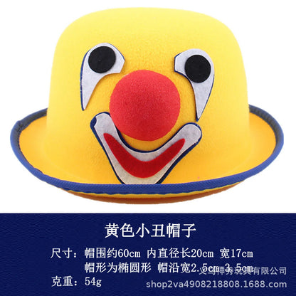 Clown Hat Clown Bow Tie Backpack Clown Oil Color Glasses Clown Wig Clown Mask Clown Shoes - Clown Mask