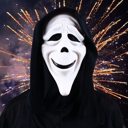 Quality Halloween Movie Scream Horror Face Mask Realistic Creepy Ghost Masks Stick Tongue Out Funny Scary - product image 1
