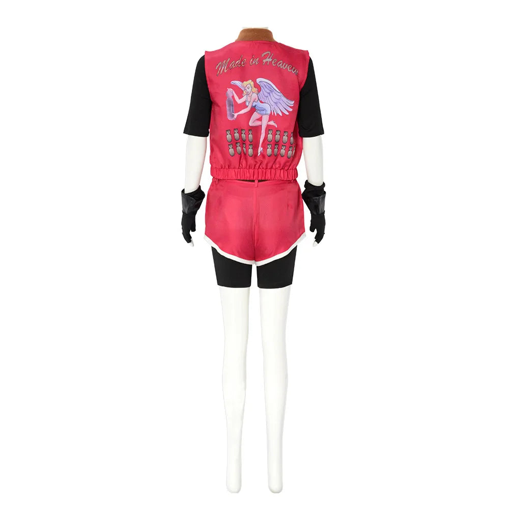 Halloween Costume Special Offer Claire Redfield Costume Anime Claire Outfit Vest Shorts - set / S