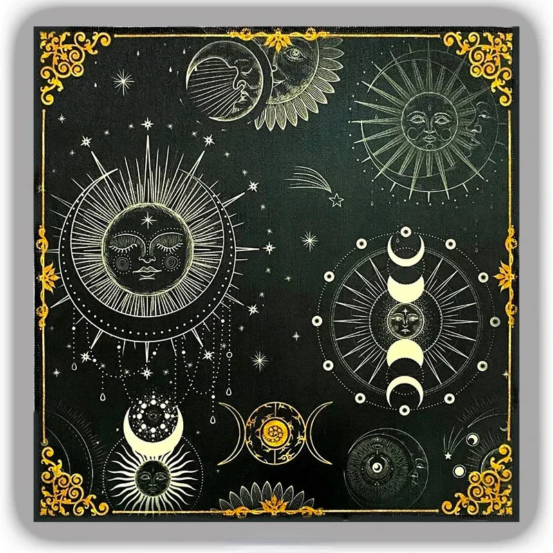 Zodiac Tree of Life Tarot Altar Cloth