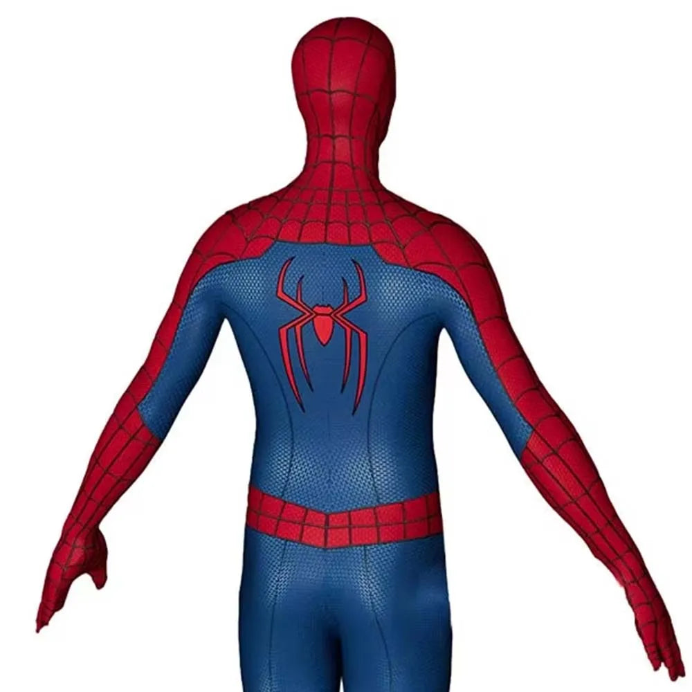 Halloween Spider Brand Day BND Costume Men Bodysuit Zentai Full Adult Jumpsuit - Hood Detachable / Adult-XS(155-160)