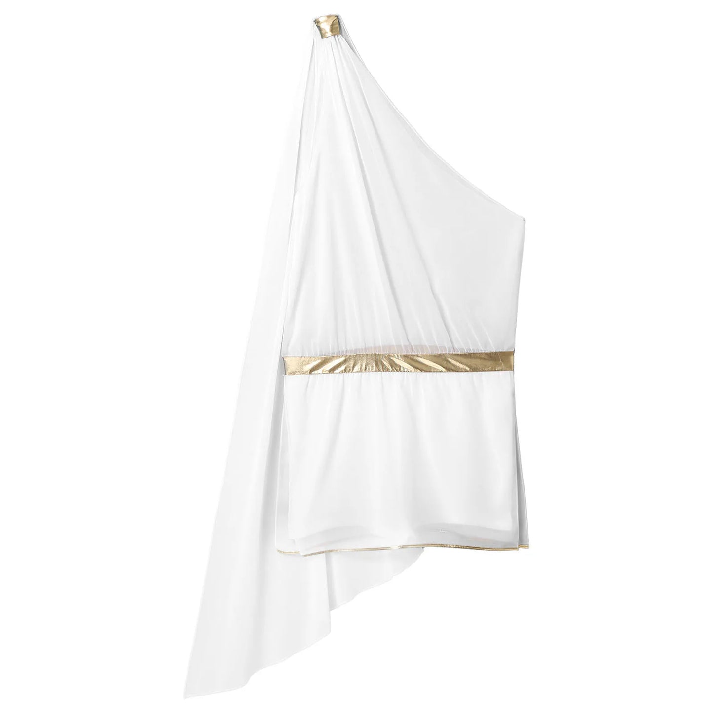 Men's Ancient Greek Mr Toga Costume Outfit Halloween Medieval Knight Warrior Roman - Black / 3XL