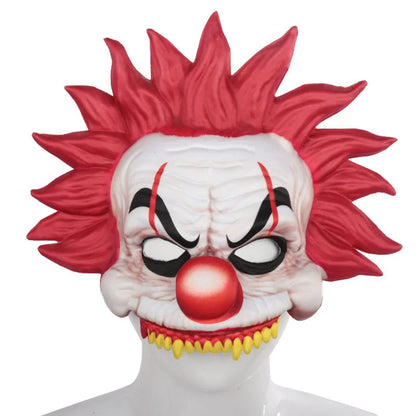 Halloween Evil Laughing Clown Mask Costume Scary Joker Half Face Masques Pharaoh of Egypt - View 5