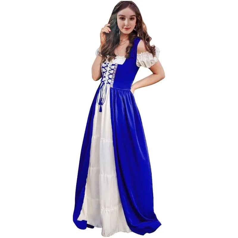 Medieval Renaissance Drama Dance Costume Halloween Girdle Cos Dress Halloween Costumes for Women Dress Love - product image 12