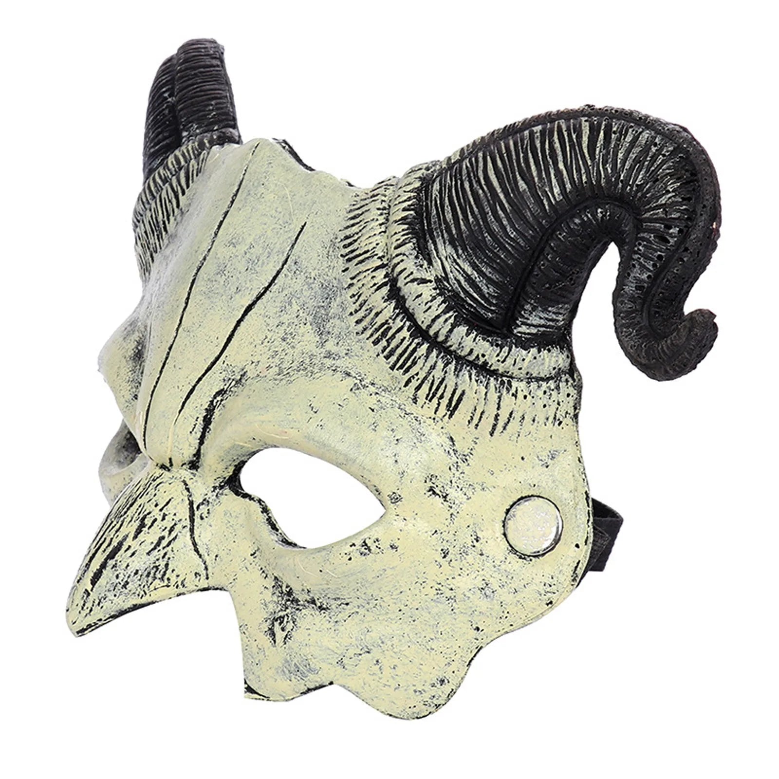 Halloween Devil Horror Half Face Mask Scary Horn Ghost Mask Monster Costume for Halloween - View 6