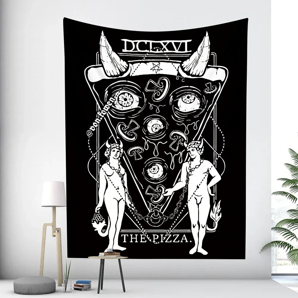 Moon Goddess Mandala Mystical Tapestry