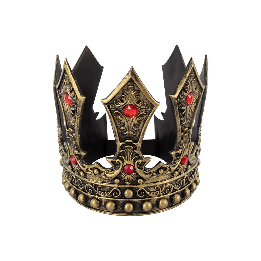 Royal Crowns Costume King Queen Crowns Princess Tiara Halloween Costumes Accessories Xmas - View 9