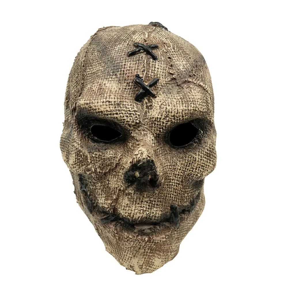 Halloween Horror Killer Skull Mask Costume Scary Skeleton Haunted House Outdoor Bar Latex - View 2
