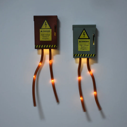 Electricity Meter Halloween decoration Halloween Hanging Decoration with Light-Up Eyes for Outdoor Yard - product image 1