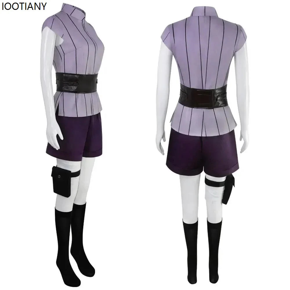 Adult Women Costume Women Halloween Carnival Clothes Cosplayer Purple Long Cute Set - product image 2
