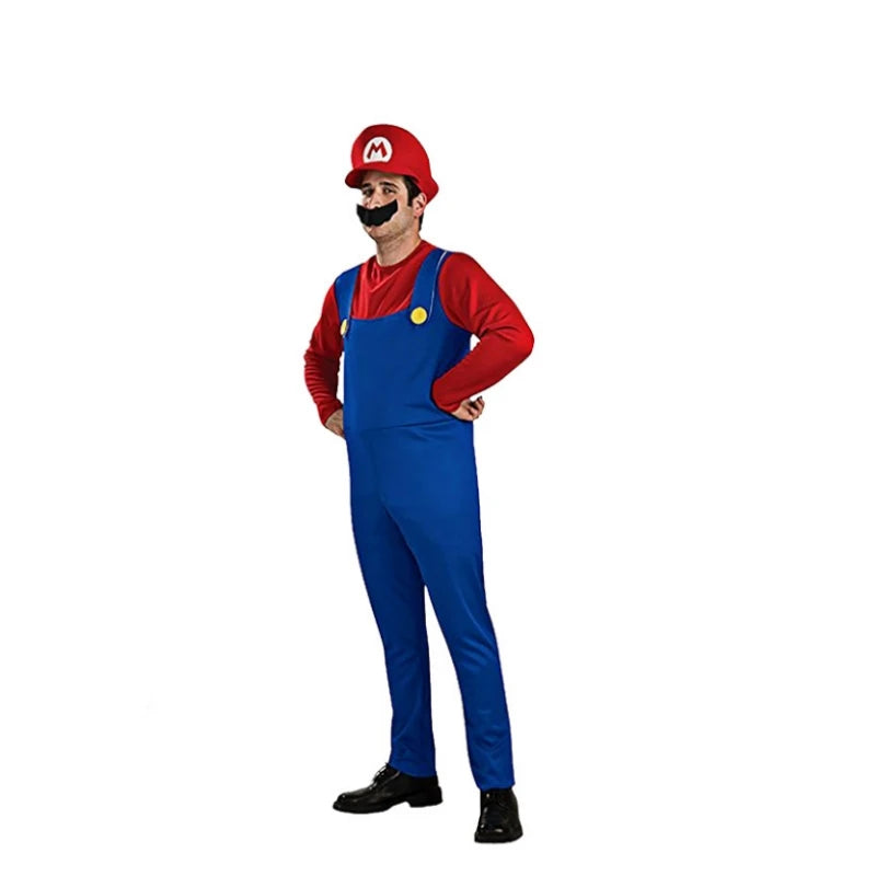 Super Green Plumber Hero Bros Halloween Costume for Adults - product image 6