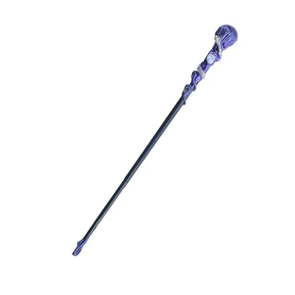 30cm Staff Cosplay Prop Crystal Wand Crystal Cosplay Wizard Wand With Amethyst Crystal Handcrafted Wand For - product image 1