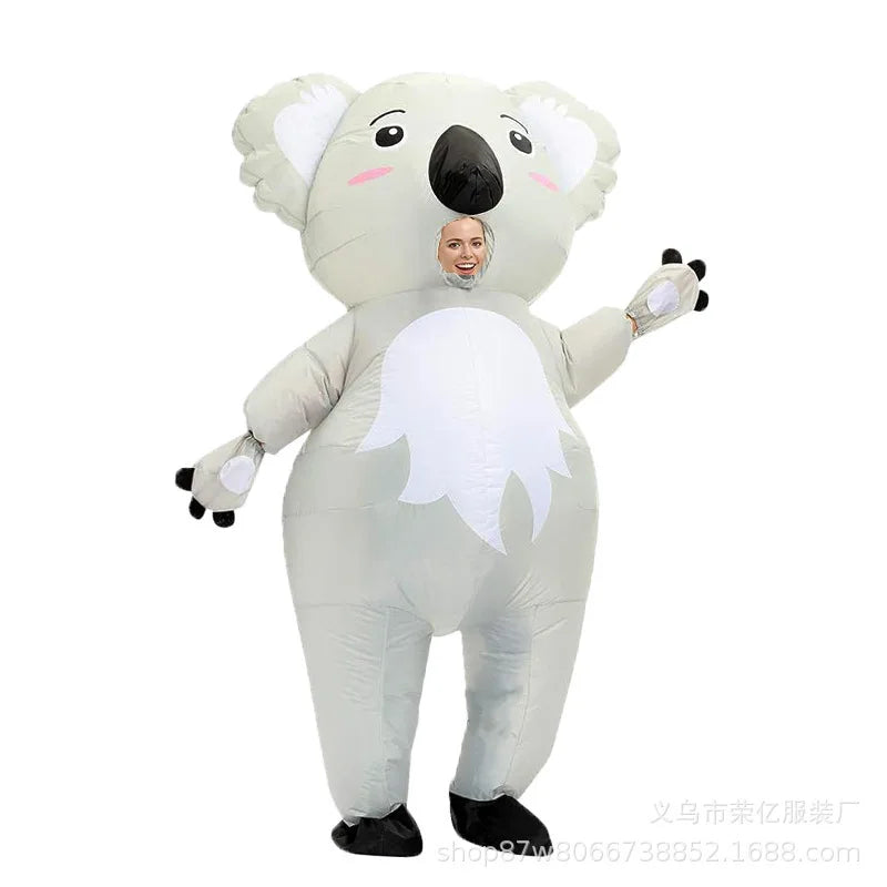 Big Bird Shark Elephant White Chicken Bathtub Toilet Cosplay Inflatable Suit Halloween Party Props Animal Costume