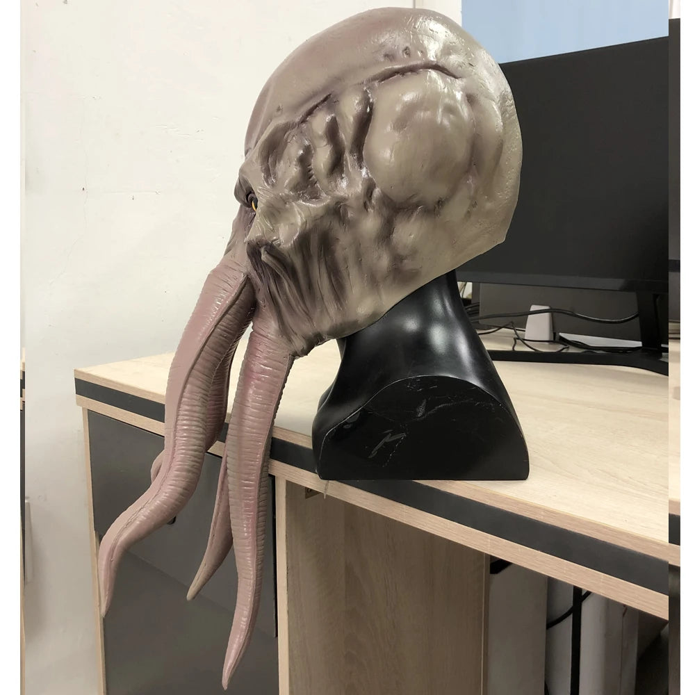 Game Baldur Gate 3 Lllithid Mind Flayer Squiddy Mask Cosplay Octopuses Monster Latex Helmet Gift