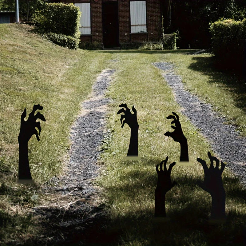 Halloween Decoration Black Hand Courtyard Outdoor Garden Lawn Stake Logo Suitable For Halloween Party - product image 2