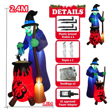 8 Ft Witch Halloween Inflatable - product image 8