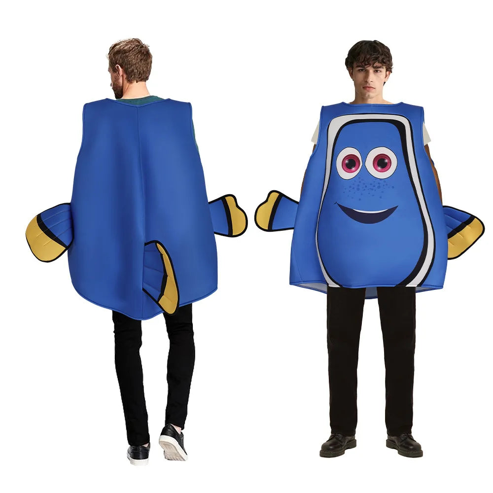 Halloween Anime Costumes Finding Nemo Costume Composite Sponge Cos Suit - 1-Adult / One size