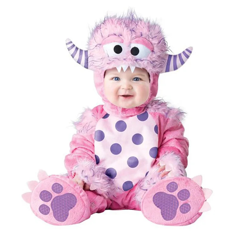 Baby Boys Girls Halloween Dinosaur Costume Romper Kids Clothing Set Toddler Co-splay Triceratops - product image 25