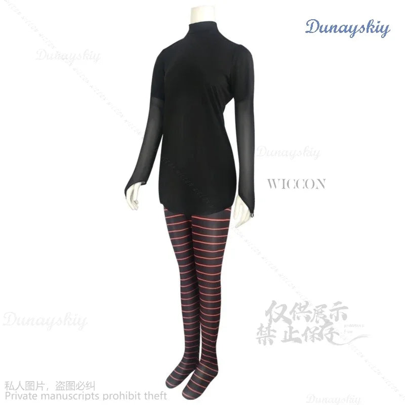 Women's Vampire Girl-Inspired Halloween Costume Set