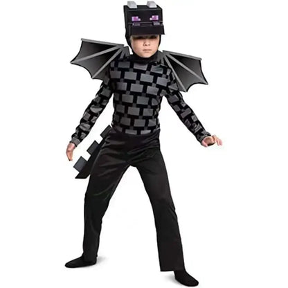 Minecraft Steve Kids' Diamond Armor 3-Piece Halloween Costume Set