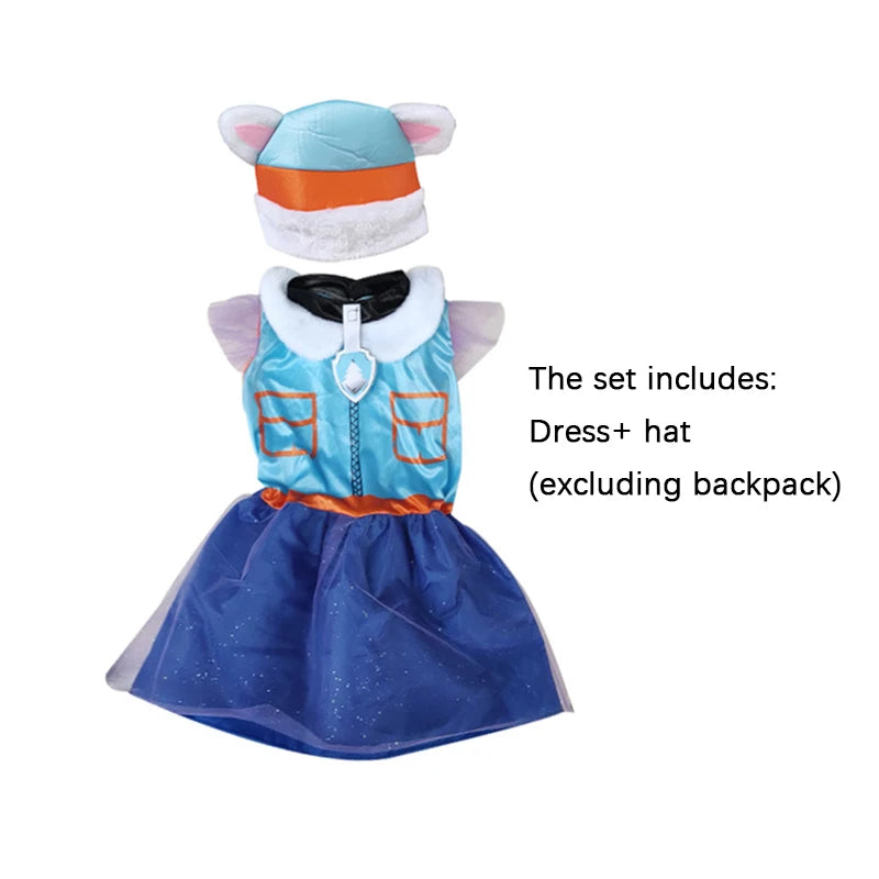 Rescue Pup Patrol-Inspired Kids Costume Children Tops Pants Patrol Uniform Costume