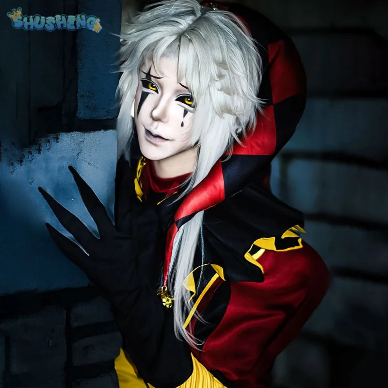 Pierrot Horror Clown Costumes Game Circus Clown Uniform - product image 2