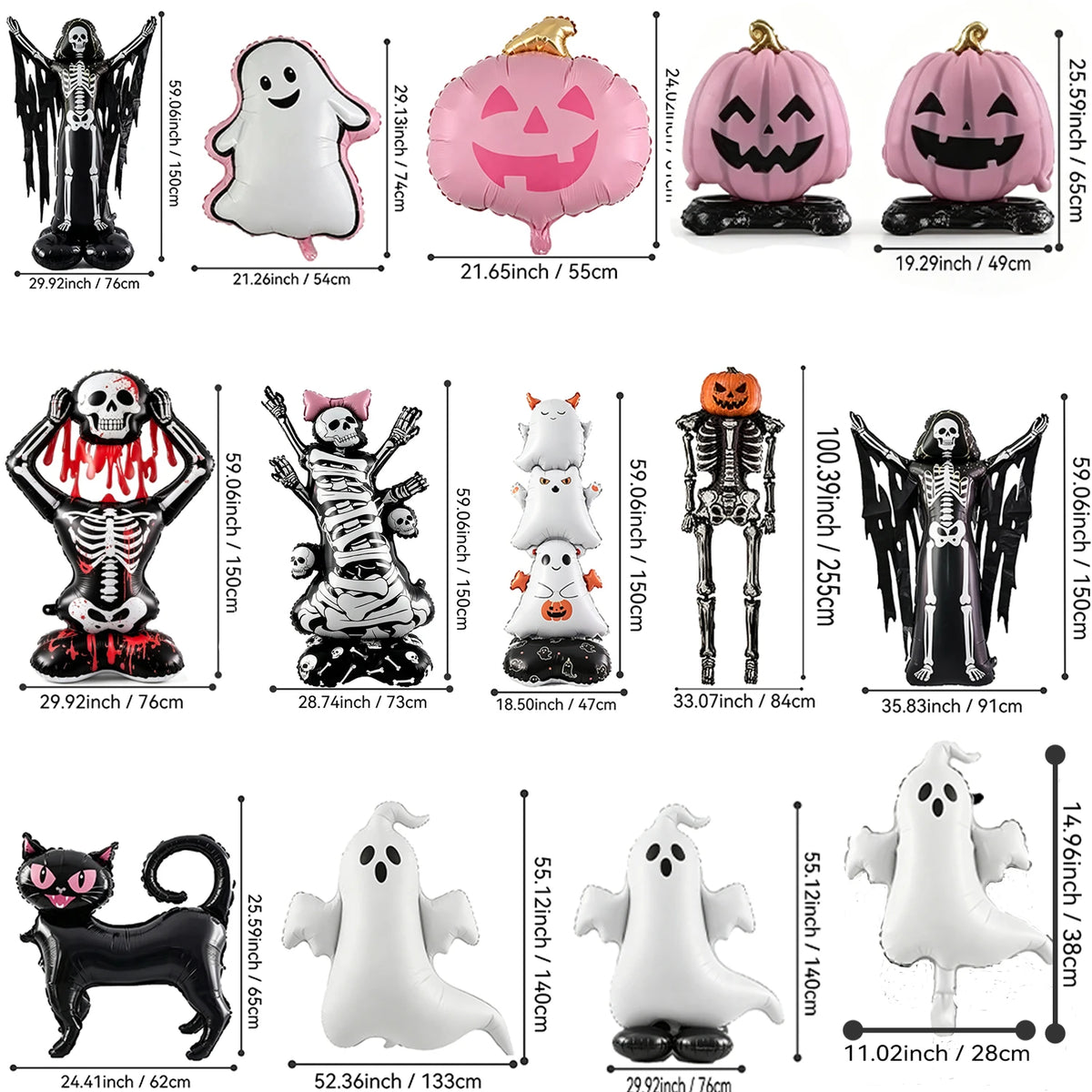 Foil Balloon Trick Treating Haunted House Halloween Decoration - product image 4
