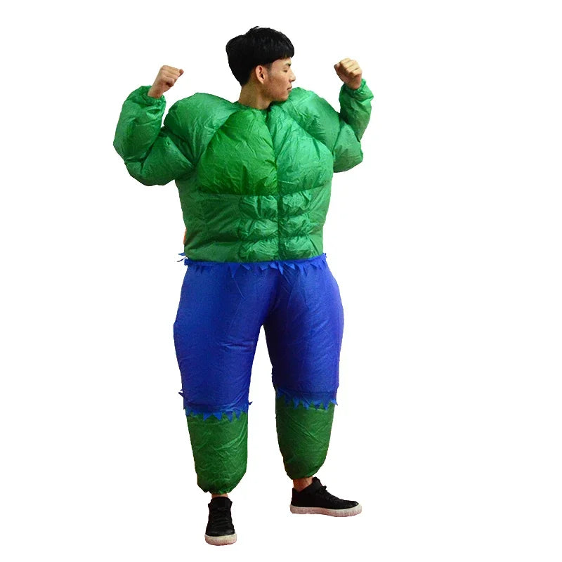 Adult Fatty Hulk Inflatable Costume Anime Suits Mascot Halloween Party Cosplay Costumes for Man Woman Boys - product image 2
