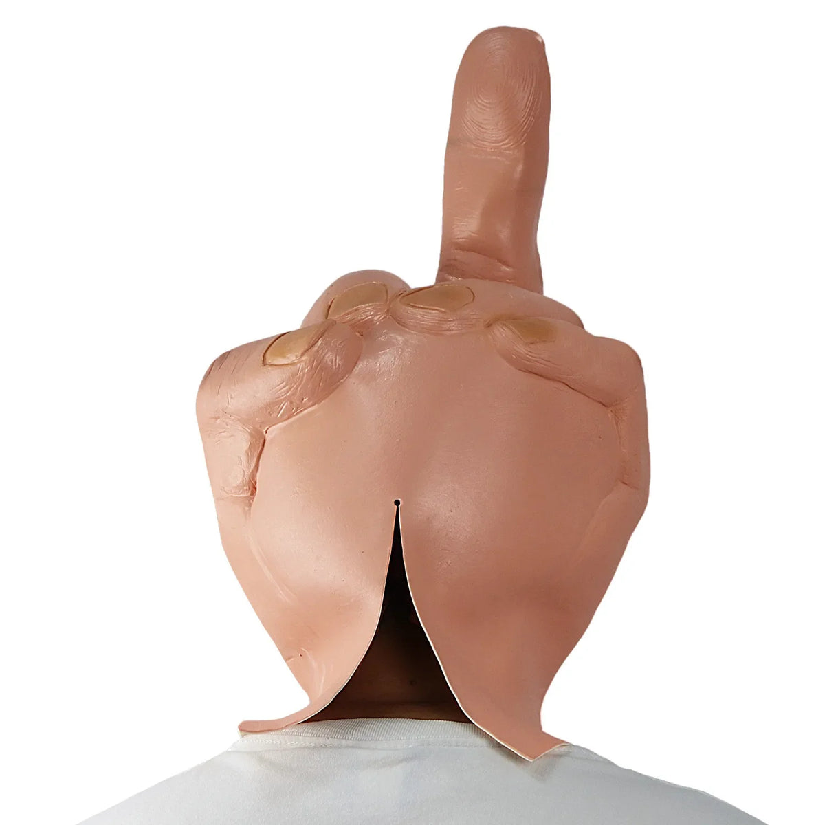 Latex Middle Finger Full-Face Halloween Mask - Size One Size - product image 6