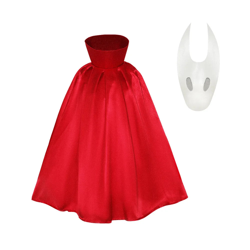 Kids Cartoon Ghost Cape Cosplay Fantasy Game Hollow Knight Costume Cos Knight Cloak Halloween Carnival Gifts - product image 5