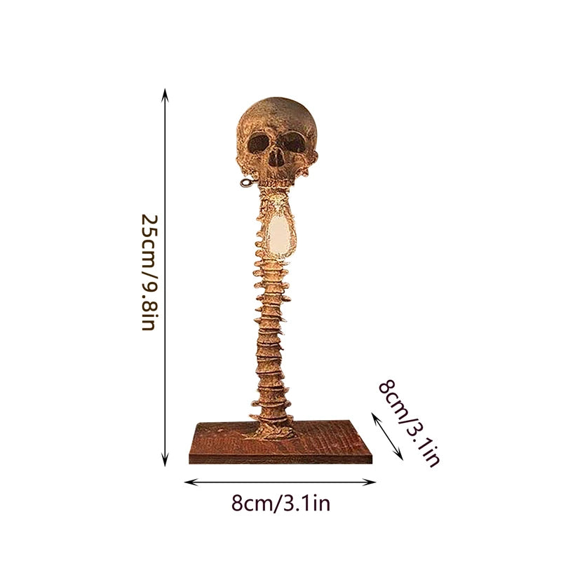 Halloween Skull Skeleton Lamp Horror 3D Statue Table Light Party Ornament - product image 6