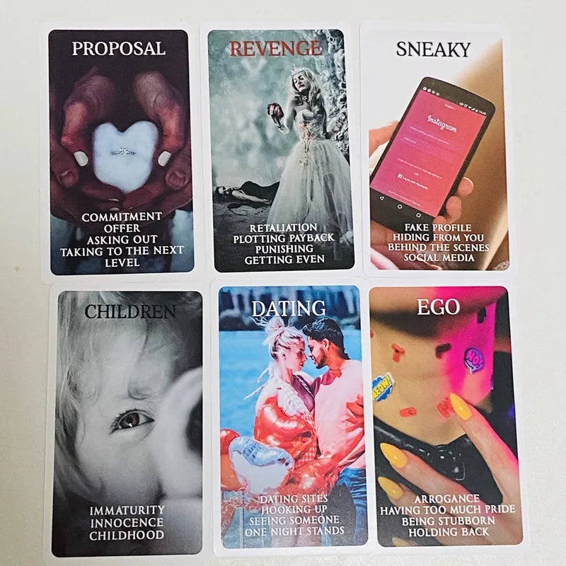 Mystic Black Rose Oracle Deck – 78 Cards