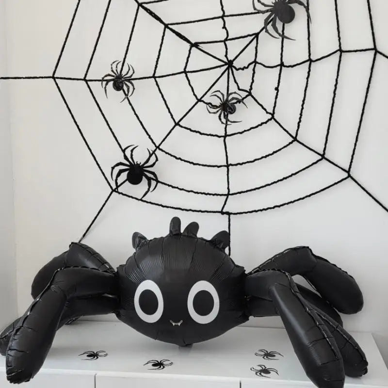 Halloween 3D Black Spider Balloon Ghost Party Decorations Trick Toy - Design 2 - product image 3
