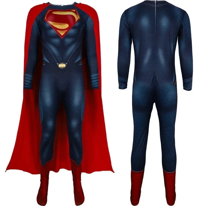 Superman Costume Halloween Costume Male and Female Hero Costume - New Superman / 160