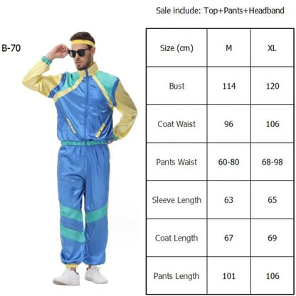 Couples Hippie Costumes for Women Male Vintage 70s 80s Rock Disco Cosplay Outfits Carnival Halloween Party - product image 15