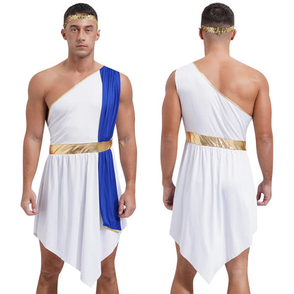 Men's Medieval Roman Greek Knight Warrior Ancient Costume - alternate view 7