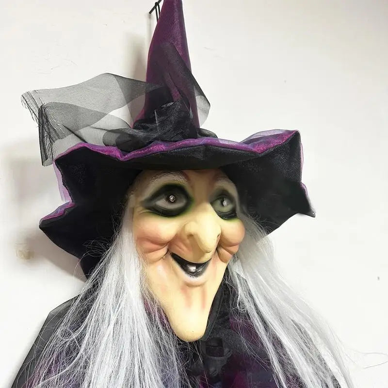 Halloween Decorations Props Life Size Animatronic Witch Sound Activated - product image 4