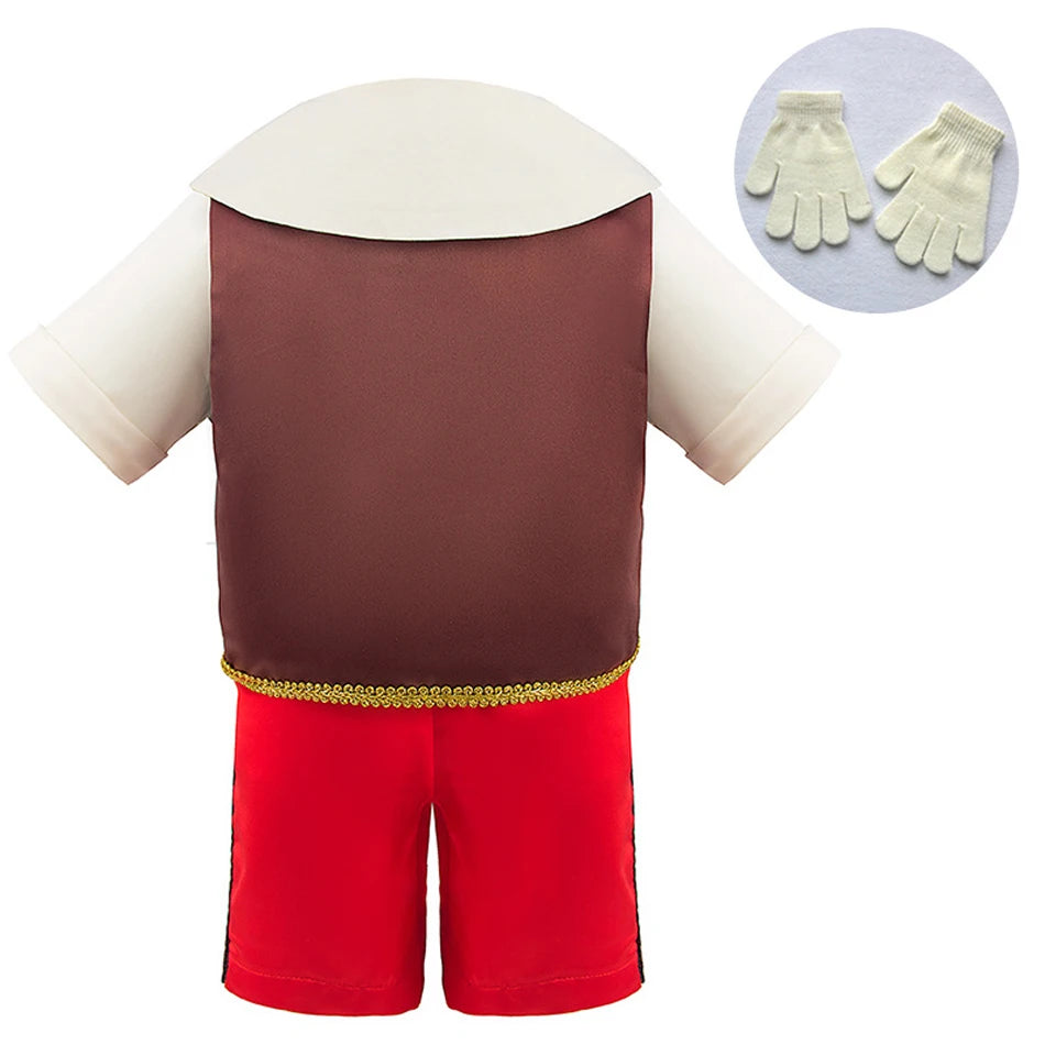Kids Pinocchio-Inspired Halloween Costume Set