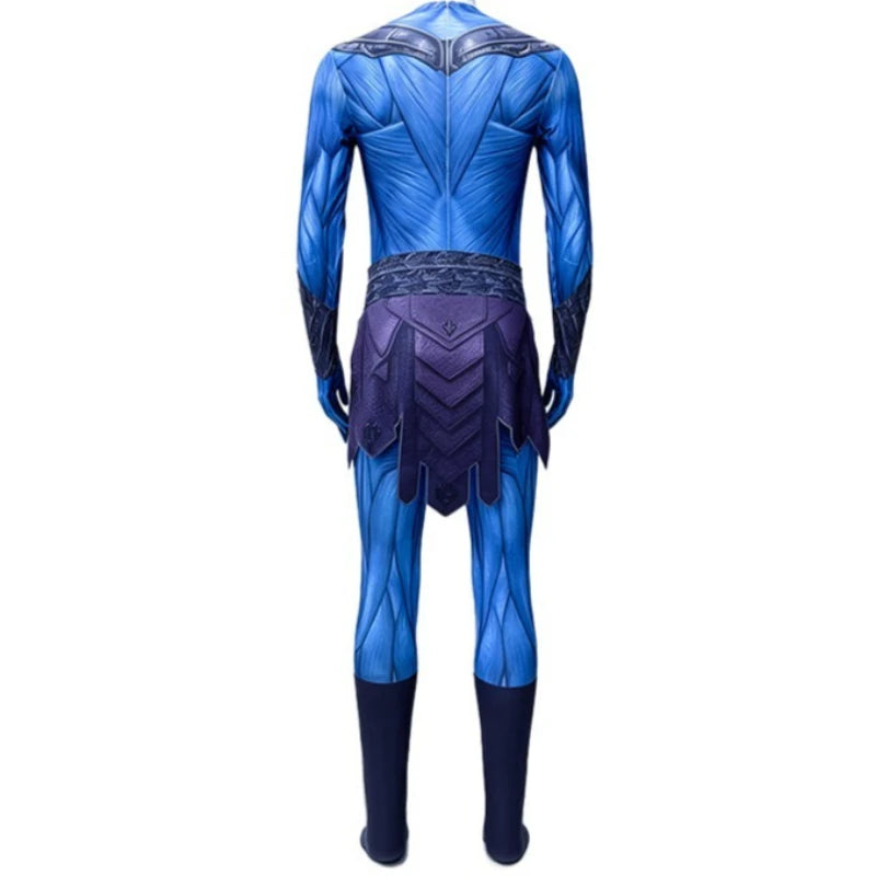 Skeletor Costume with Mask & Cloak – Masters of the Universe Adult Halloween Cosplay