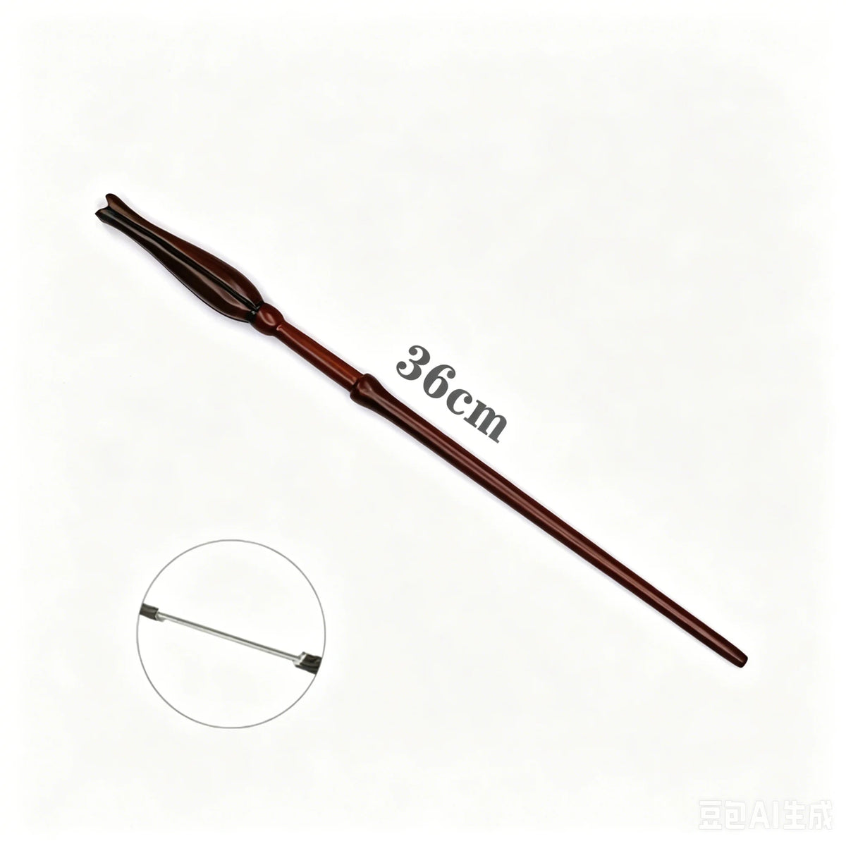 Wizard-Inspired Metal Core Magic Wand Cosplay Prop