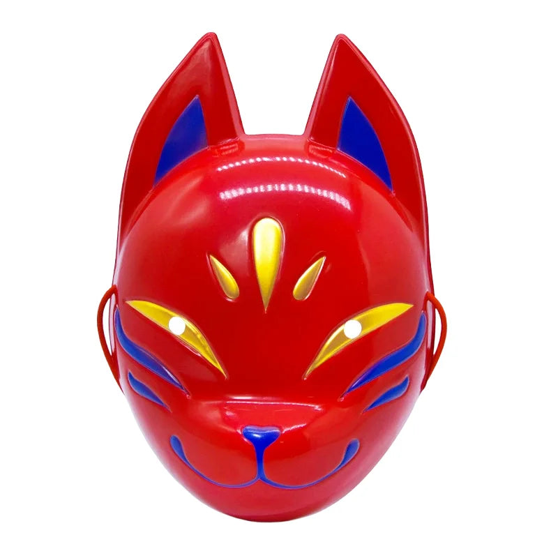 Japanese Anime Demon Slayer Mask Costume Anime Props Halloween Fox Mask Hanfu Costume - View 12
