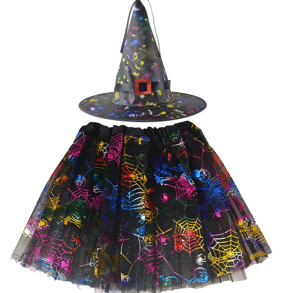 Witch Costumes for Children Kids Wizard Hat Costume Girls - product image 8