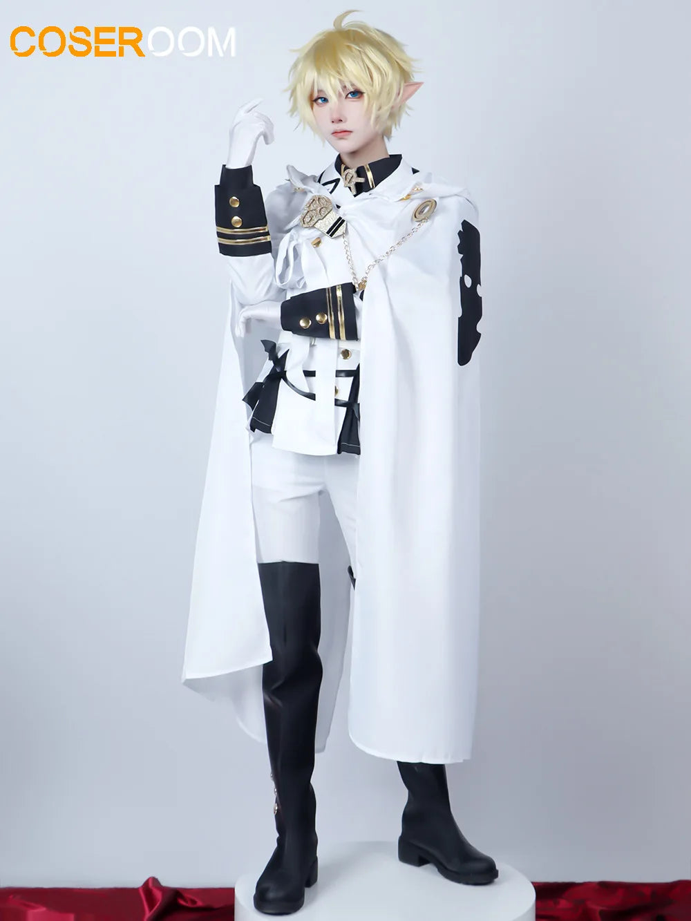 Anime Seraph of the End Hyakuya Mikaela Costume Hyakuya Mikaela Suit Uniform Halloween - Costume / XXXL